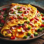 A western-style omelet