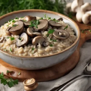 Creamy Mushroom Risotto