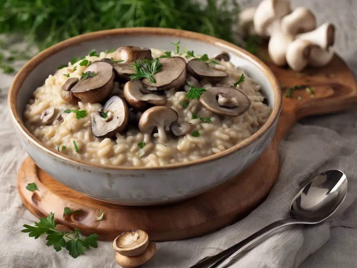 Creamy Mushroom Risotto